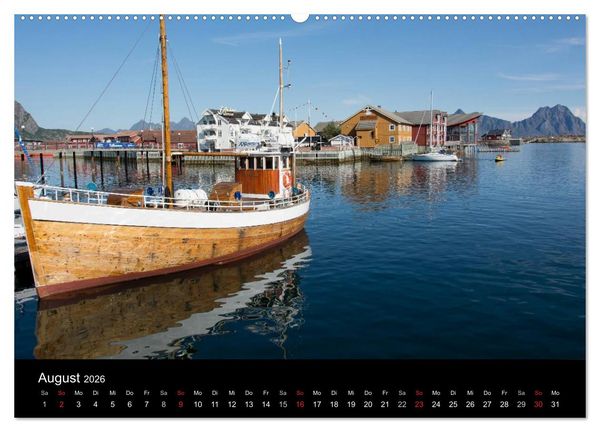 Produktbild: Landschaften Norwegens zwischen Polarkreis und Nordkap (Wandkalender 2026 DIN A2 quer), CALVENDO Monatskalender