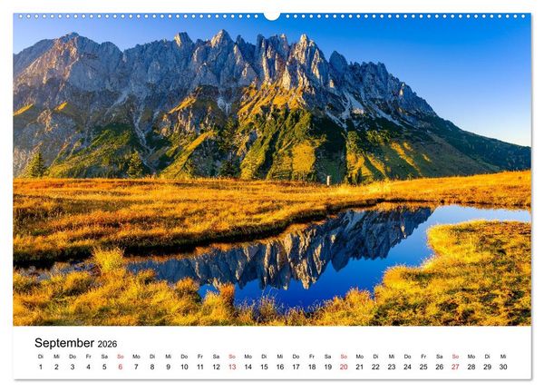 Produktbild: Berchtesgadener Berge im Licht (Wandkalender 2026 DIN A2 quer), CALVENDO Monatskalender