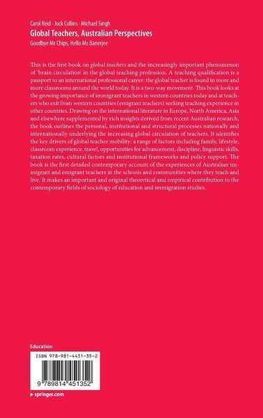 Produktbild: Global Teachers, Australian Perspectives