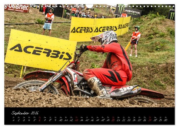 Produktbild: Motocross Racing 2026 (Wandkalender 2026 DIN A3 quer), CALVENDO Monatskalender