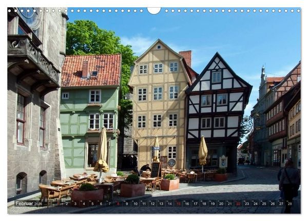 Produktbild: Malerisches Quedlinburg (Wandkalender 2026 DIN A3 quer), CALVENDO Monatskalender