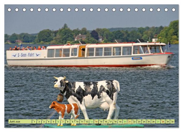 Produktbild: Malente - Das bunte Herz der Holsteinischen Schweiz (Tischkalender 2026 DIN A5 quer), CALVENDO Monatskalender