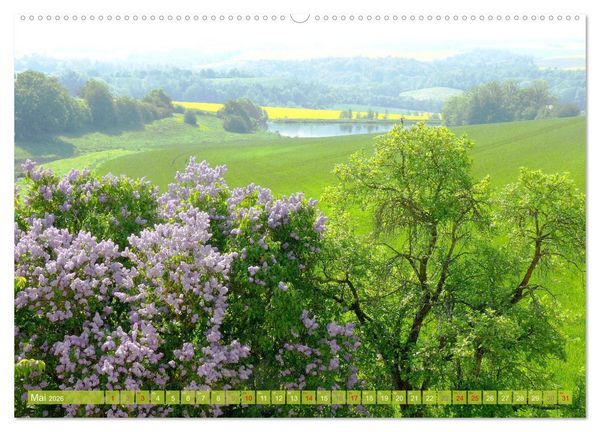 Produktbild: Rund um P&ouml;&szlig;neck - Im Saale-Orla-Kreis (Wandkalender 2026 DIN A2 quer), CALVENDO Monatskalender