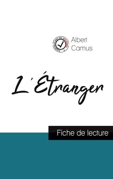 Produktbild: L'&Eacute;tranger de Albert Camus (fiche de lecture et analyse compl&egrave;te de l'&iquest;uvre)