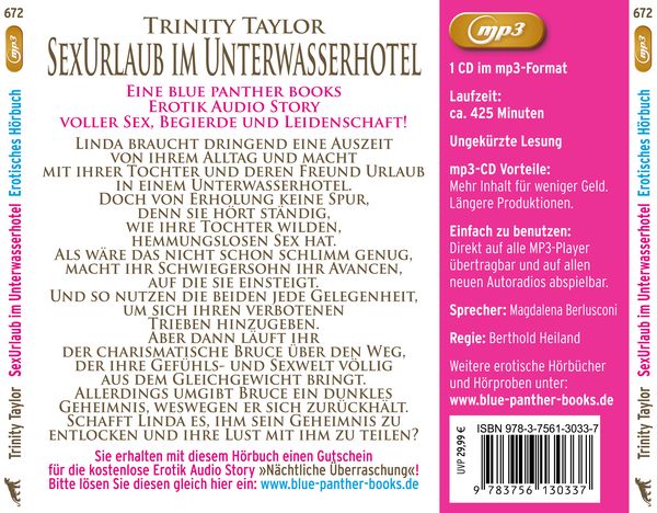 Produktbild: SexUrlaub im Unterwasserhotel | Erotik Audio Story | Erotisches Hörbuch MP3CD