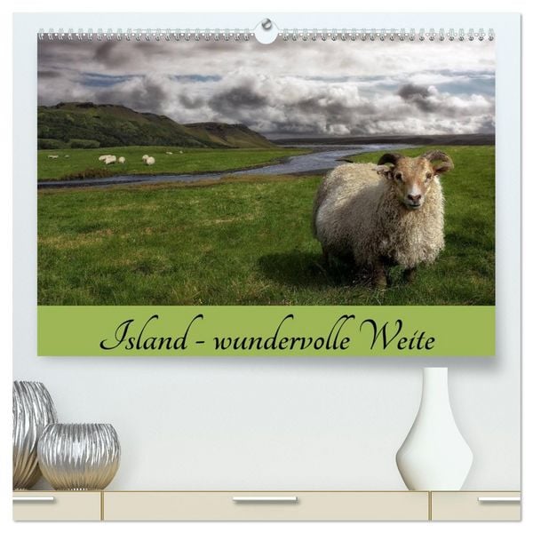 Produktbild: Island - wundervolle Weite (hochwertiger Premium Wandkalender 2026 DIN A2 quer), Kunstdruck in Hochglanz