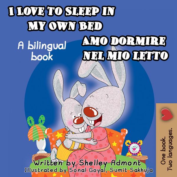 Produktbild: I Love to Sleep in My Own Bed Amo dormire nel mio letto (English Italian Bilingual Collection)