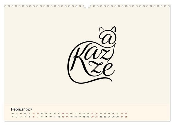 Produktbild: Buchstabentiere (Wandkalender 2027 DIN A3 quer), CALVENDO Monatskalender
