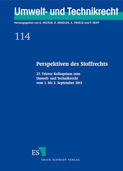 Produktbild: Perspektiven des Stoffrechts