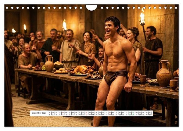 Produktbild: Echte Kerle &ndash; Gladiatoren (Wandkalender 2027 DIN A4 quer), CALVENDO Monatskalender