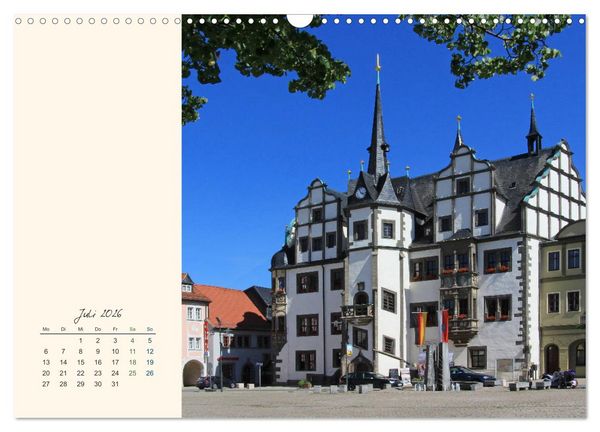 Produktbild: Saalfeld an der Saale &ndash; mein Streifzug durch die historische Altstadt (Wandkalender 2026 DIN A3 quer), CALVENDO Monatskalender