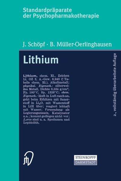 Produktbild: Standardpr&auml;parate der Psychopharmakotherapie. Lithium