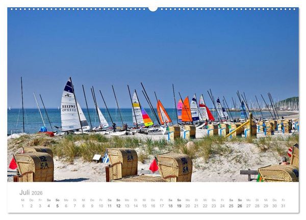 Produktbild: Gr&ouml;mitz - Ostseebad an der Sonnenseite (Wandkalender 2026 DIN A2 quer), CALVENDO Monatskalender