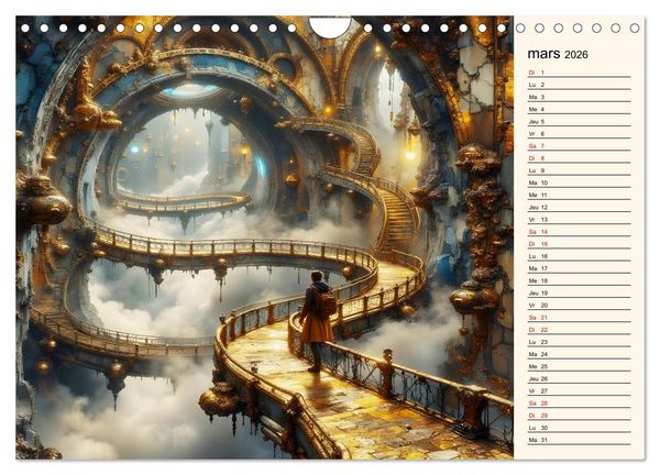Produktbild: Sentiers magiques (Calendrier mural 2026 DIN A4 vertical), CALVENDO calendrier mensuel