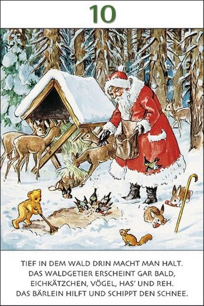 Produktbild: Advents-Abrei&szlig;kalender "Teddys Weihnachtsreise"