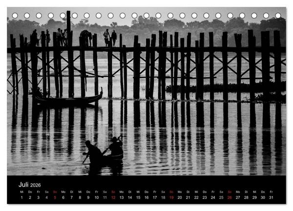 Produktbild: Myanmar - Eindr&uuml;cke (Tischkalender 2026 DIN A5 quer), CALVENDO Monatskalender