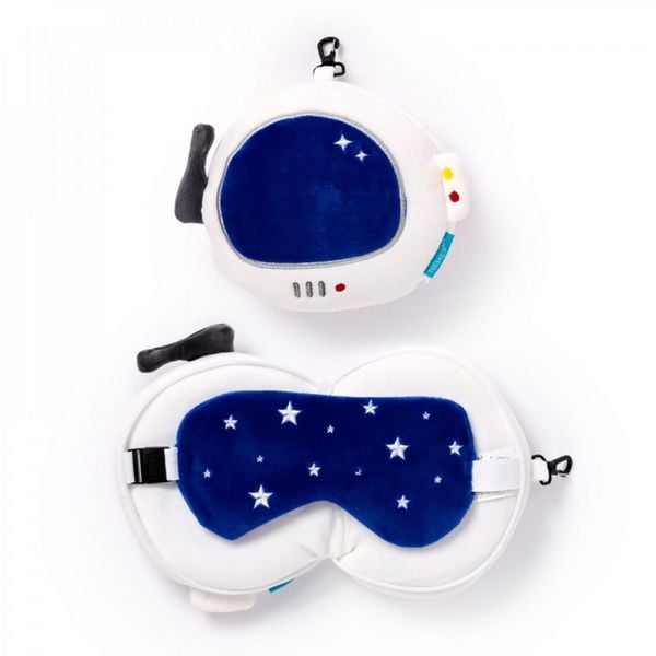 Produktbild: Relaxeazzz Pl&uuml;sch Space Cadet Weltraum Astronaut Reisekissen & Schlafmaske
