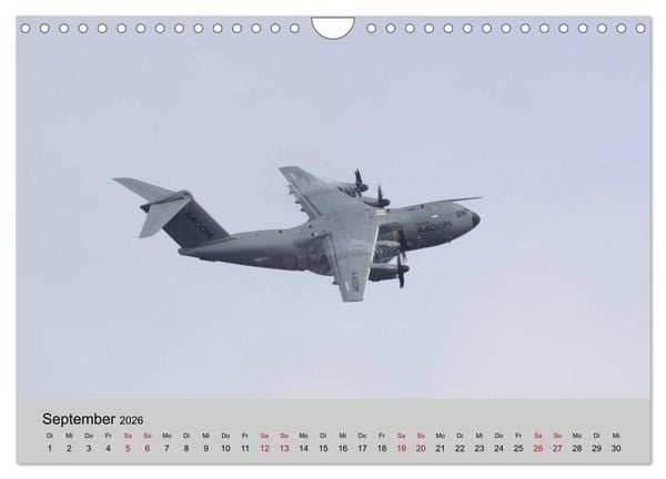 Produktbild: Transportflugzeug Airbus A400M Atlas (Wandkalender 2026 DIN A4 quer), CALVENDO Monatskalender