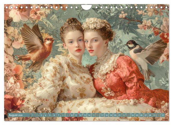 Produktbild: Barock und Rokoko - Malerische Werke (Wandkalender 2026 DIN A4 quer), CALVENDO Monatskalender