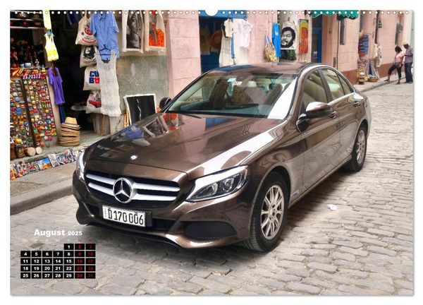 Produktbild: Autos mit Stern - Mercedes-Benz auf Kuba (Wandkalender 2025 DIN A2 quer), CALVENDO Monatskalender