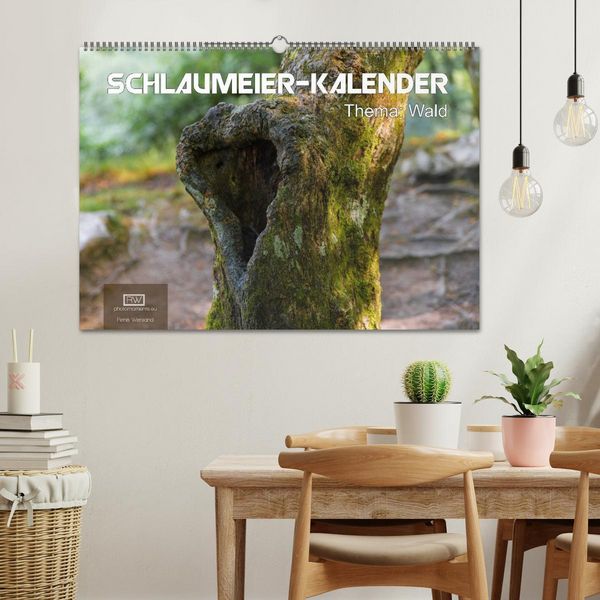 Produktbild: Schlaumeier-Kalender - Thema: Wald (Wandkalender 2026 DIN A2 quer), CALVENDO Monatskalender