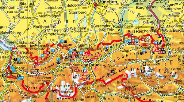 Produktbild: Klettersteige Bayern &ndash; Vorarlberg &ndash; Tirol &ndash; Salzburg