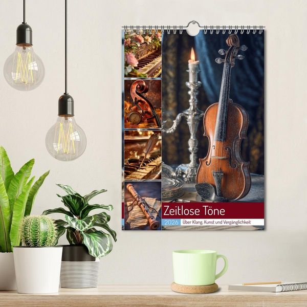 Produktbild: Zeitlose T&ouml;ne (Wandkalender 2026 DIN A4 hoch), CALVENDO Monatskalender