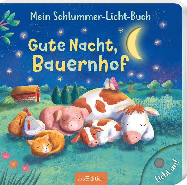 Mein Schlummer-Licht-Buch: Gute Nacht, Bauernhof, Gebundene Ausgabe von Maria Höck, arsedition, 9783845859644