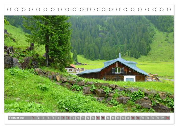 Produktbild: Wanderbares L&auml;ndle - Impressionen aus Vorarlberg (Tischkalender 2026 DIN A5 quer), CALVENDO Monatskalender