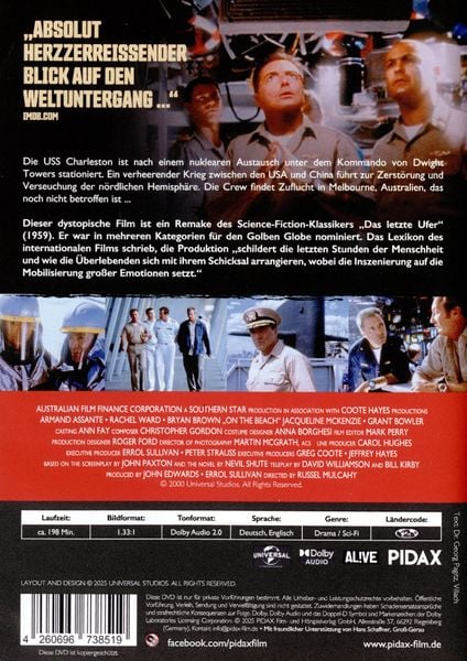 Produktbild: USS Charleston - Die letzte Hoffnung der Menschheit / Preisgekr&ouml;nter Science-Fiction-Film mit Starbesetzung (Pidax Film-Klassiker)