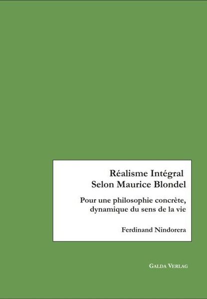 Produktbild: R&eacute;alisme Int&eacute;gral Selon Maurice Blondel