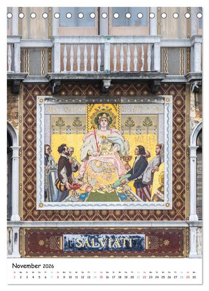 Produktbild: Venedig - Magische Impressionen (Tischkalender 2026 DIN A5 hoch), CALVENDO Monatskalender
