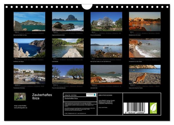 Produktbild: Zauberhaftes Ibiza (Wandkalender 2026 DIN A4 quer), CALVENDO Monatskalender