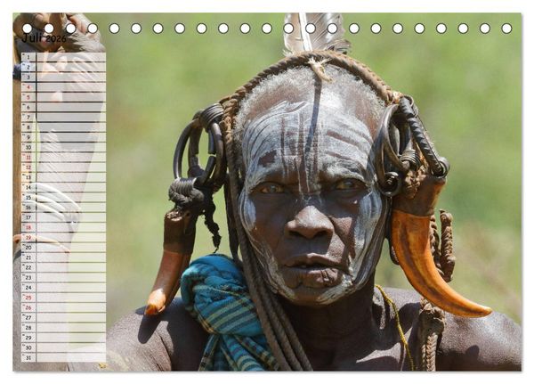 Produktbild: Abenteuer &Auml;thiopien (Tischkalender 2026 DIN A5 quer), CALVENDO Monatskalender
