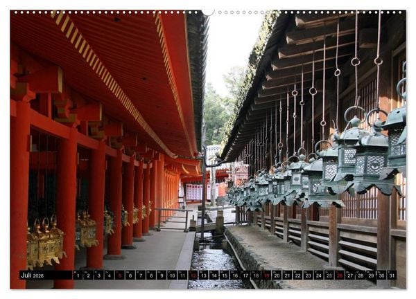 Produktbild: Tempel, Schreine und Burgen Japans (Wandkalender 2026 DIN A2 quer), CALVENDO Monatskalender