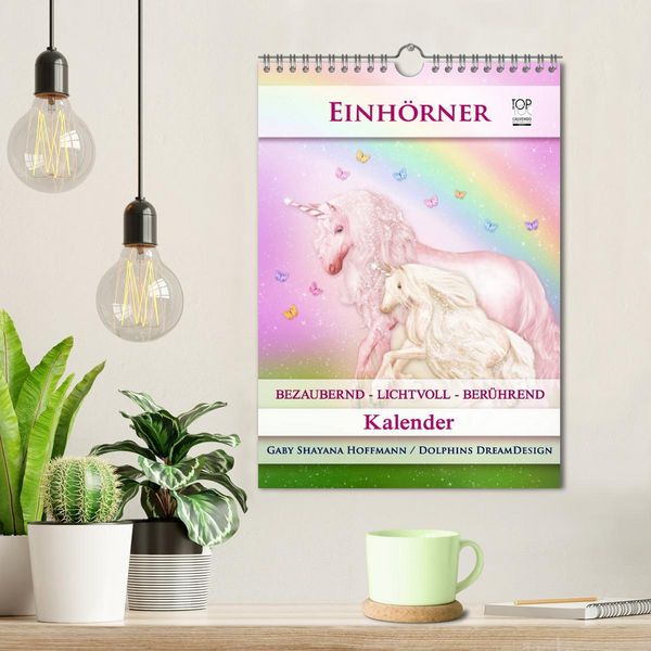 Produktbild: Einh&ouml;rner - Kalender (Wandkalender 2026 DIN A4 hoch), CALVENDO Monatskalender