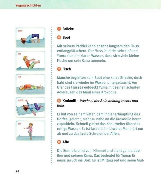 Produktbild: 12 Kinderyoga-Mitmachgeschichten
