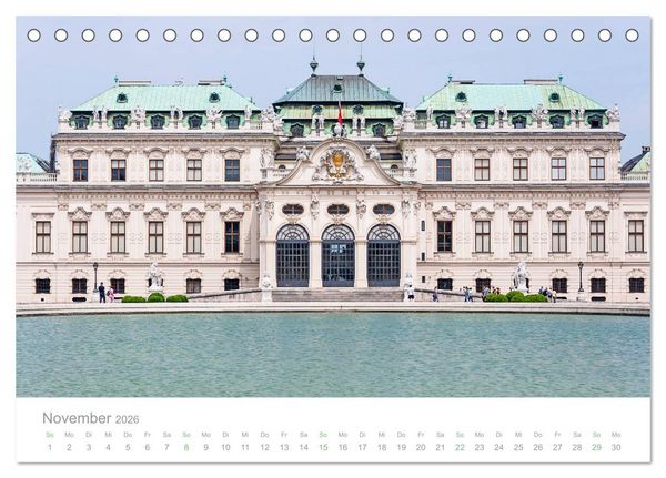 Produktbild: &Ouml;sterreich Rundreise (Tischkalender 2026 DIN A5 quer), CALVENDO Monatskalender