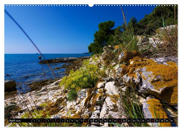 Produktbild: Rund um Rovinj (hochwertiger Premium Wandkalender 2026 DIN A2 quer), Kunstdruck in Hochglanz