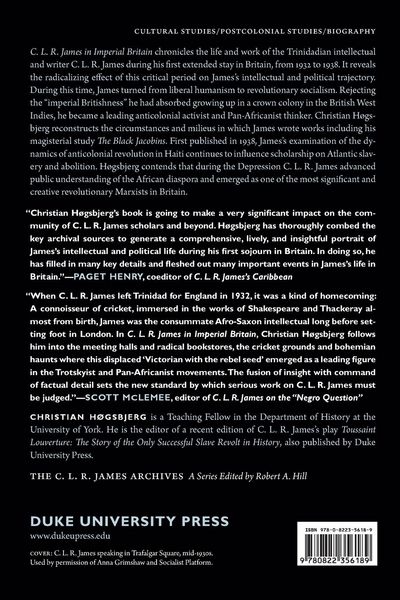 Produktbild: C. L. R. James in Imperial Britain
