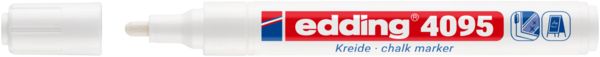 Produktbild: edding 4095 Kreidemarker Window Marker 2-3mm wei&szlig;