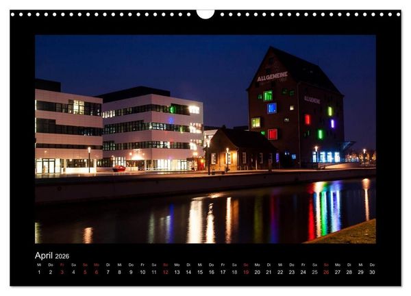 Produktbild: Sch&ouml;nes Kleve bei Tag und Nacht (Wandkalender 2026 DIN A3 quer), CALVENDO Monatskalender