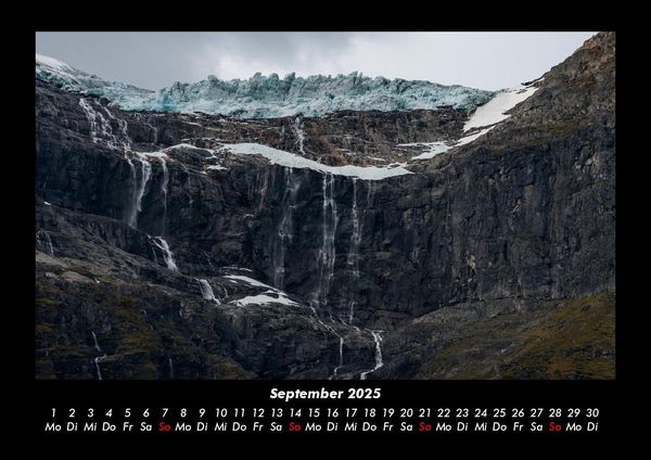 Produktbild: Wasserf&auml;lle 2025 Fotokalender DIN A3