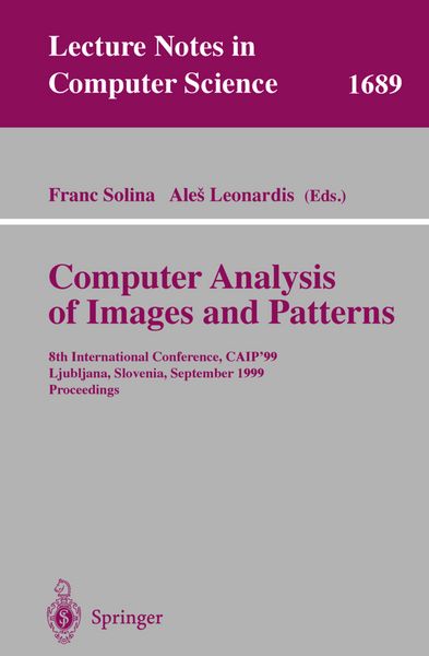 Produktbild: Computer Analysis of Images and Patterns