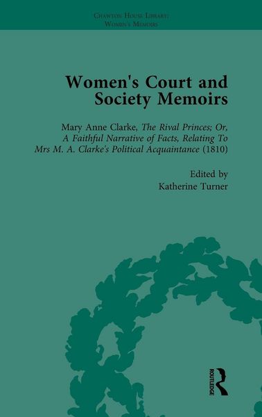 Produktbild: Women's Court and Society Memoirs, Part II vol 6