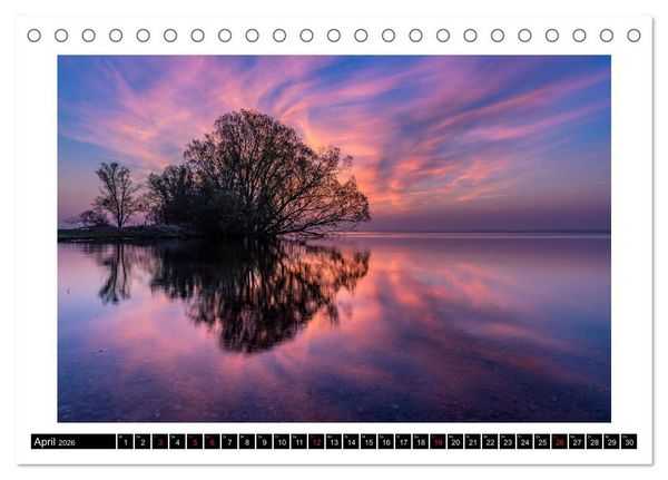 Produktbild: Die M&uuml;ritz - Naturparadies der Mecklenburgischen Seenplatte (Tischkalender 2026 DIN A5 quer), CALVENDO Monatskalender