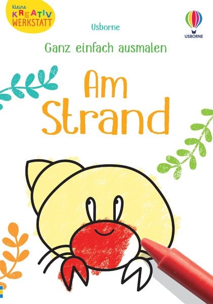 Produktbild: Kleine Kreativ-Werkstatt - Ganz einfach ausmalen: Am Strand