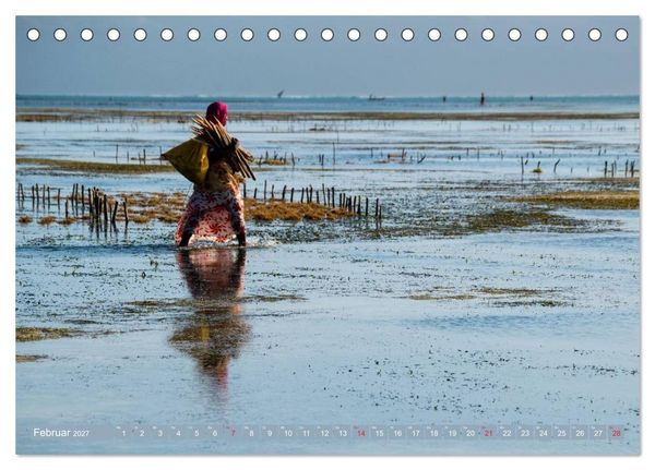 Produktbild: Sansibar - Impressionen von Rolf Dietz (Tischkalender 2027 DIN A5 quer), CALVENDO Monatskalender