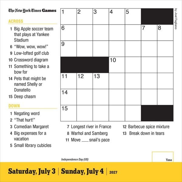 Produktbild: The New York Times Mini Crossword Page-A-Day&reg; Calendar 2027