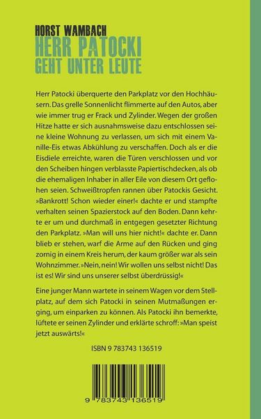 Produktbild: Herr Patocki geht unter Leute